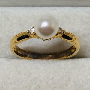 K18 パールリング